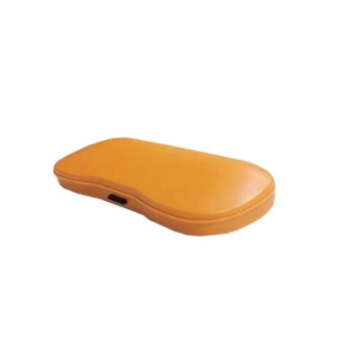 China Cheap custom orange plastic hard shell eyewear eyewear optical plastic packaging box spectacle case for sale