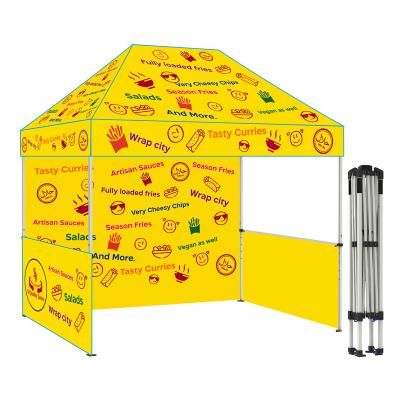 China Popular 0710ft Folding Tent OEM Light Weight Outdoor Camping Tent Steel Printing Steel Custom Folding Waterproof Pop Up Gazebo for sale