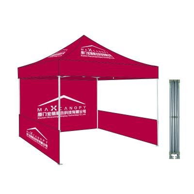 China Chinese Steel Gazebo Canopy Tent 3x3 Waterproof Easy Up Folding Canopy Portable Advertising Tent for sale