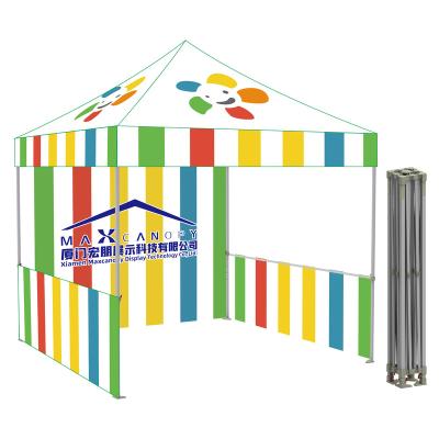 China 1010 Feet Steel Anti-UV Folding Pop Up Commercial Trade Show Tent Custom Printed Outdoor Gazebo Canopy Tent For Display Events for sale