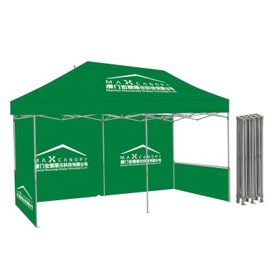 China Oxford Steel Waterproof Tent Canopy Gazebo Folding Tent 3x6 Tellos Pop Up Tent Door Trade Show Tent for sale