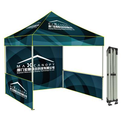 China Gazebo Hot Selling 10x10 Canopy Custom Printed Steel Canopy 3x3M Folds Tent for sale