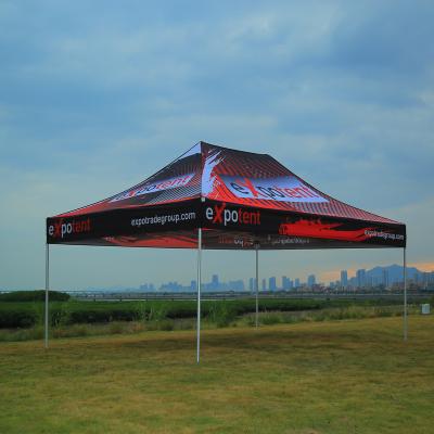 China Custom Printed 3x4.5M Hexagon 40mm Folding Aluminum Aluminum Canopy Pop Advertising Gazebo Tent Outdoor Canopy For Gazebo Tent Set for sale