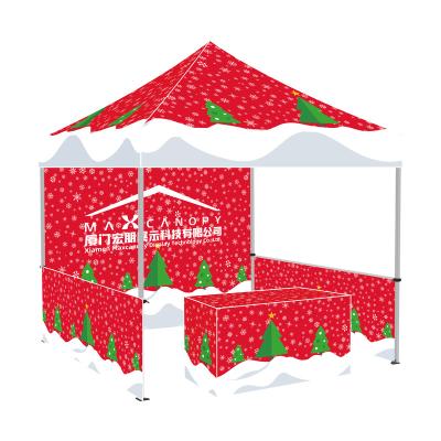 China Custom Printing 600D Steel Polyester Manufacturer Frame Trade Show Tent Luxury Aluminum Trade Show Canopy Display Tent for sale