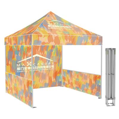 China Aluminum Pop Up Canopy Tent Aluminum Frame Tent Custom 1010ft Trade Show Advertising Canopy Tent for sale