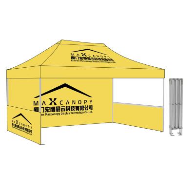 China Custom Printing 3x4.5 Aluminum Promotional Folding Beach Tent Event Tent Pop Up Tent Display Marquee Gazebo Canopy Trade Show Tent for sale