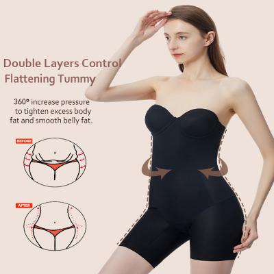 China 2022 Hot Sale Antibacterial Jumpsuit Hip Shapewear Lifting Faja Abdomen Shaping Women's Corset Waist Trainer Jumpsuits For Women for sale