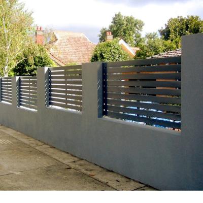 China Easily Assembled DIY Aluminum Hardware Metal Privacy Garden Decorative Customization Fence Fence Panels Outdoor Aluminum Fence Panels for sale