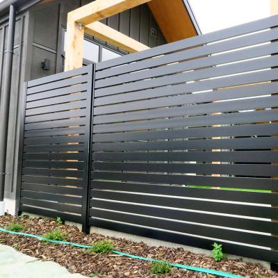 China Hot Selling Easily Assembled Garden Fence/Black Modern Aluminum Fence/Aluminum Fence Slats Reasonable Price for sale