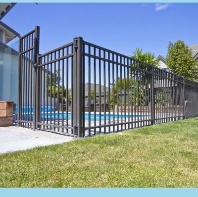 China High End Metal Garden Decoration Easily Assembled Residential Ornamental Aluminum Garden Fence for sale