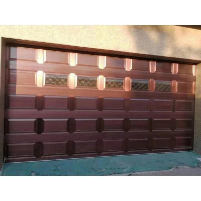 China Waterproof Smart Panel Manufacturing Automatic Garage Door Industrial Residential Sectional Garage Doors For Homes for sale