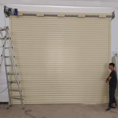 China Waterproof Electric Garage Door Aluminum Silent Rolling Up Shop Garage Door Roller Shutter for sale