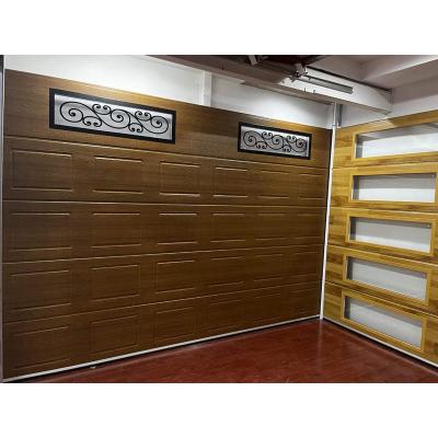 China Waterproof Galvanized Steel Metal Roll Up Garage Door Insulated Panel Garage Door Section Garage Residential Home Door for sale