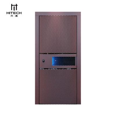 China Custom high quality double entry modern exterior double door double door anti-theft technology security doors main entrance double door for sale