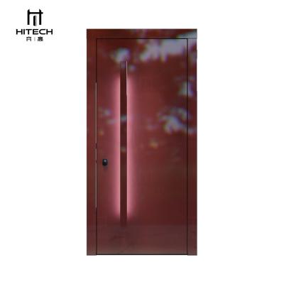 China Anti-theft Technology Exterior Modern Exterior Double Entry Doors Stainless Steel Double Doors for sale