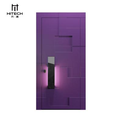 China Front Entry Anti-theft Modern Door Modern Homes Main Entrances Pivot Technology External Door for sale