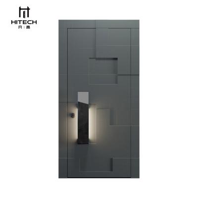 China Anti Theft Technology Exterior Doors Smart Mirror Pivot Entrance Doors House Exterior Door for sale