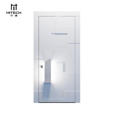 China Modern white anti-theft technology villa front door front door plus size exterior door for sale