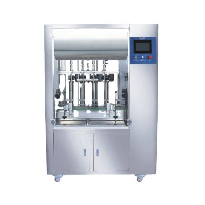 China Food YK Four Head High Quality Automatic Food Grade Cream Sauce Honey Filling Machine With Dust Cover for sale