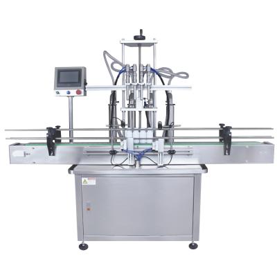 China YK 4 Head Full Automatic Food Fertilizer Liquid Soap Quantitative Filling Machine For Liquid Plastic Bottle for sale