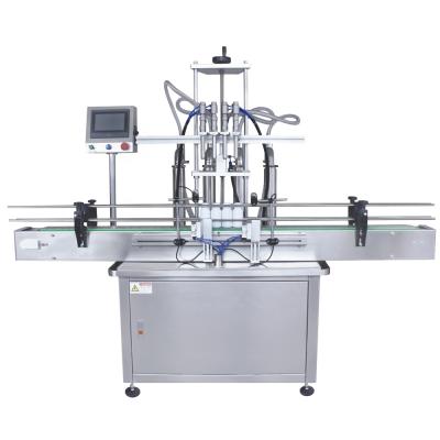 China Food Prime YK 4 Mini Cheap Fully Automatic Liquid Filling Machine Pneumatic Vertical Fillers For Small Bottle Liquid for sale