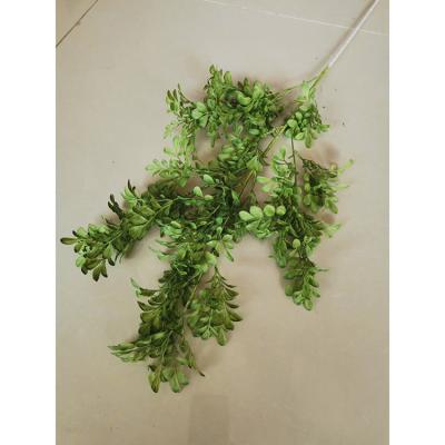 China Wedding event concert decoration popular artificial high simulation spring green wedding decoration high quality leaves for sale