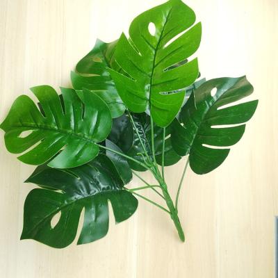 China Eco - Friendly Certificated Eco - Friendly Reasonable Ultraviolet - Proof Decoration Leaves Artificial Green for sale