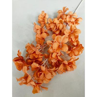 China Wedding Handmade Bendable Plastic Stem Wholesale Handmade Concert Wire Frangipani Wedding Decoration Silk Flowers Flower for sale