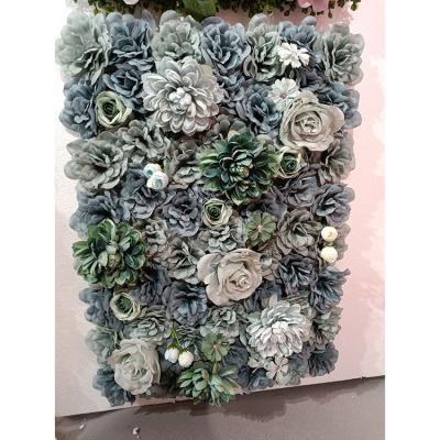 China Eco-friendly Custom Wholesale High Quality 40*60cm Layout Photography Artificial Flowers Wall Decor for sale