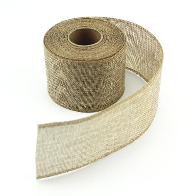 China Sustainable Wholesale Celebrate Ribbons Burlap Burlap Ribbon for sale