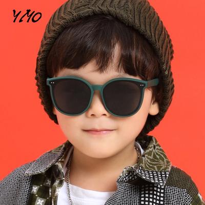 China Fashion Sunglasses Shape Brand New Kids Sunglasses Rivet Child Frame Sun Glasses Boys Girls UV400 Polarized Protective Eyewear for sale