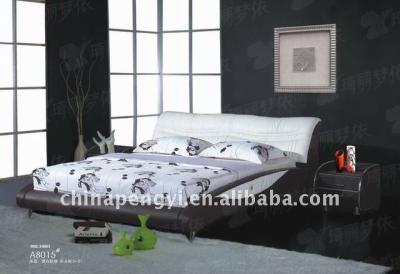 China Turkish Soft Bed Furniture Companies Hot Selling Leather Bed MI-8015 for sale