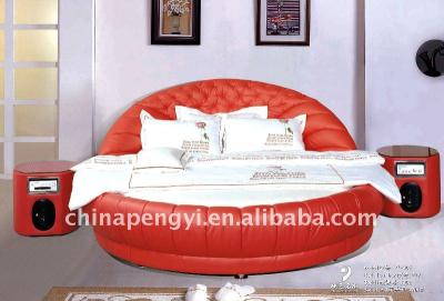 China PY-002 large round bed french style round bed for sale