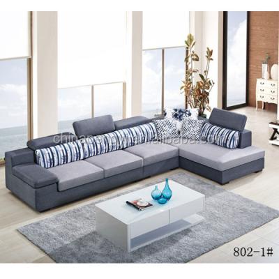 China New Furniture Wholesale Modern Simple European Style Living Room Furniture Fabric Sectional Sofa for sale