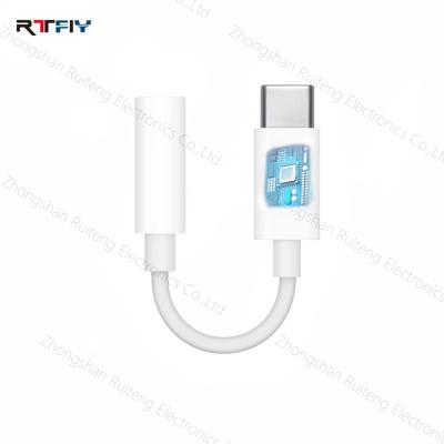 China HDTV hot sale factory direct USB C to aux audio converter. 3.5mm Earphone Port Adapter USB-C Cable for sale