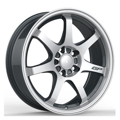 China ALLOY Aftermarket Wheel For 17 Inch Car Wheels Custom Machine Face Colors 4/5x100-114.3 for sale