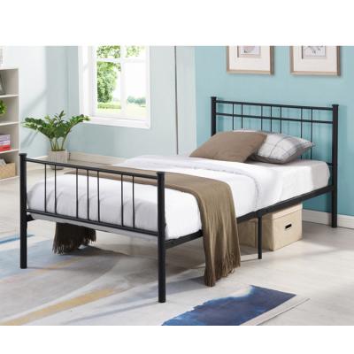 China Cheap Superb Metal Single Bed Frame Storage Bed Frame Single Bed For Boy Girls for sale