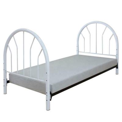 China (Others) Small Adjustable White Toddler Metal Bed Frame Frame Bedroom Furniture for sale