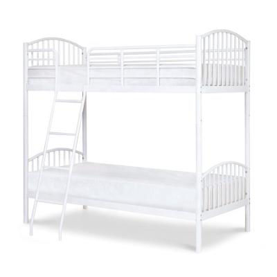 China Detachable Metal Iron Dormitory Storage Steel Double Bunk Bed For Adult Children for sale