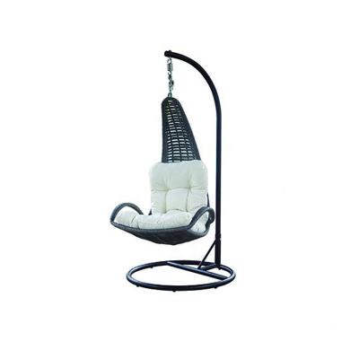 China Modern Custom Modern Egg Modern Indoor Outdoor Patio Metal Furniture Hanging Swing Chair for sale