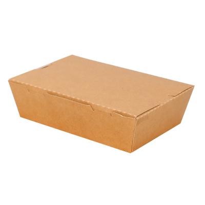 China Disposable Kraft Paper Lunch Box, Paper Food Lunch Boxes, Lunch Box Paper Takeaway Meals for sale