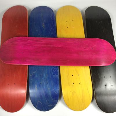 China Youth Skateboard Deck Parts 7 Ply Canadian Stained Maple 7.75 7.875 8.0 8.125 8.25 8.375 8.5 Inch High End Deck Professional for sale