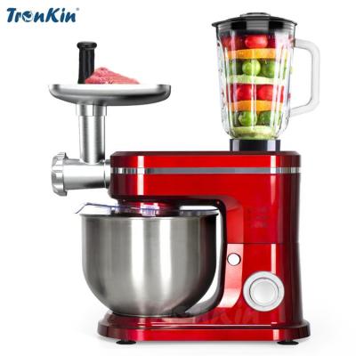 China 3 In 1 Pastry Stand Food Stand Mixer 1500W Kitchen Stand Bread Spiral Mixer Bakery Electric Dough Mixer Machine Te koop