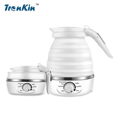 China Portable multipurpose smart multiple gears timer foldable silicone kettle en venta