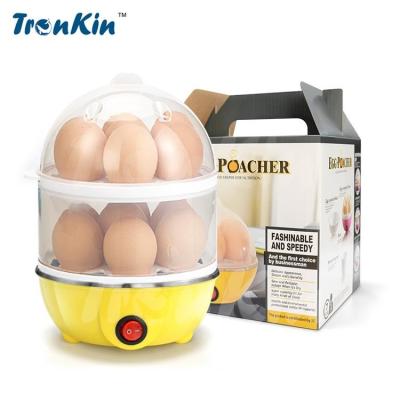 Κίνα Double Layer Stainless Steel Portable Egg Cooker Portable Mini Rapid Egg Cooker Machine Plastic Electric Egg B προς πώληση