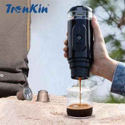 China Wireless Heating Cafetera Portatil Portable Espresso Travel Coffee Maker Capsule Mini Car Coffee Maker Portable Coffee Machine en venta