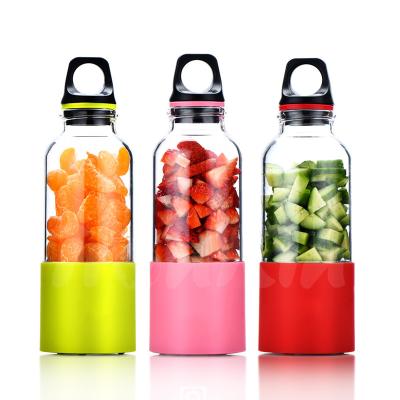 China Drop Shipping From China E-Commerce Stores Portable Juicer Cup 500ml USB Rechargeable Fruits Juicer Portable Blender en venta