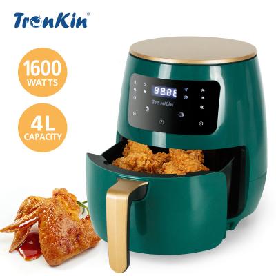 China Tronkin 1600W 4L Digital Airfryers Oven Electric Mini Air Fryer Oil Free Air Fryer Oven Digital Air Deep Fryer for sale