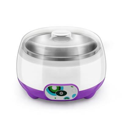 中国 Commercial Home Mini Acidophilus Milk Tool Electronic Automatic 1L Yogurt Maker with Stainless Steel Strainer Liner 販売のため