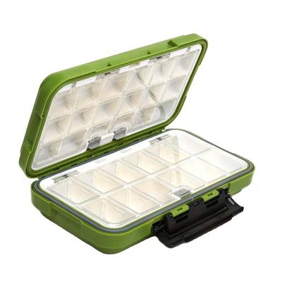 China Compact Waterproof Plastic Outdoor Fishing Lure Box Fishing Tackle Storage Box Fishing Tackle Box, Removable Grid Storage Organizer for sale